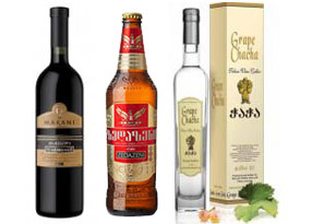 alkohole gruzińskie